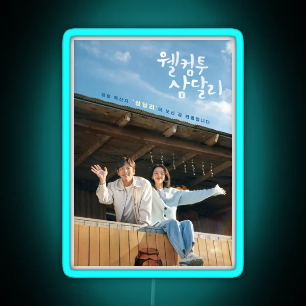 Welcome To Samdalri Kdrama RGB Neon Sign