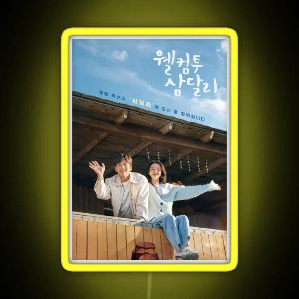 Welcome To Samdalri Kdrama RGB Neon Sign