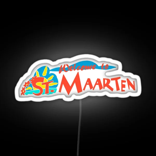 Welcome To St Maarten RGB Neon Sign