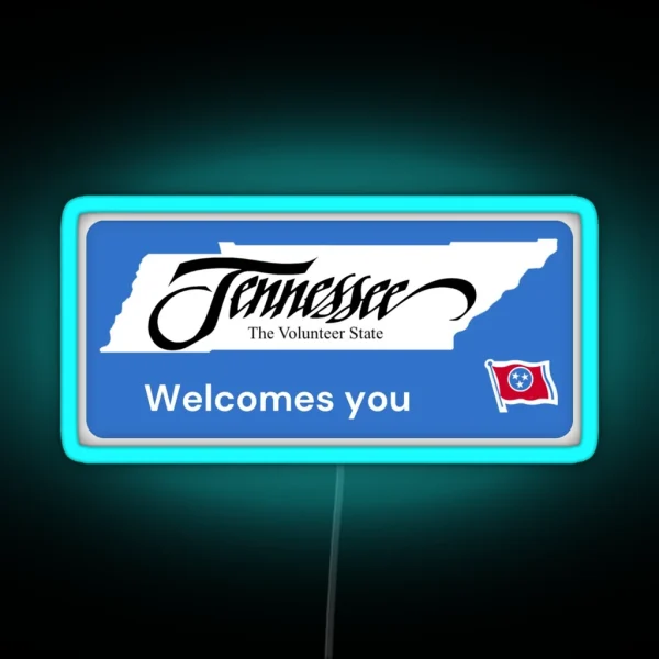 Welcome To Tennessee RGB Neon Sign