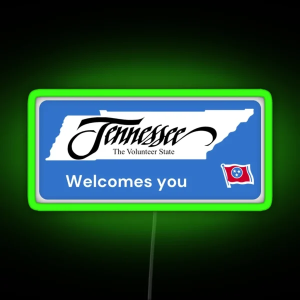 Welcome To Tennessee RGB Neon Sign