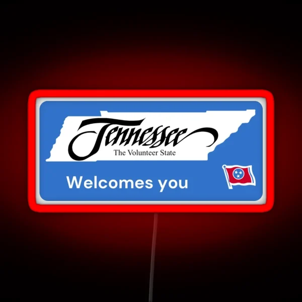 Welcome To Tennessee RGB Neon Sign