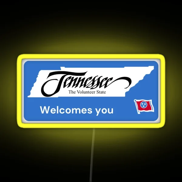 Welcome To Tennessee RGB Neon Sign