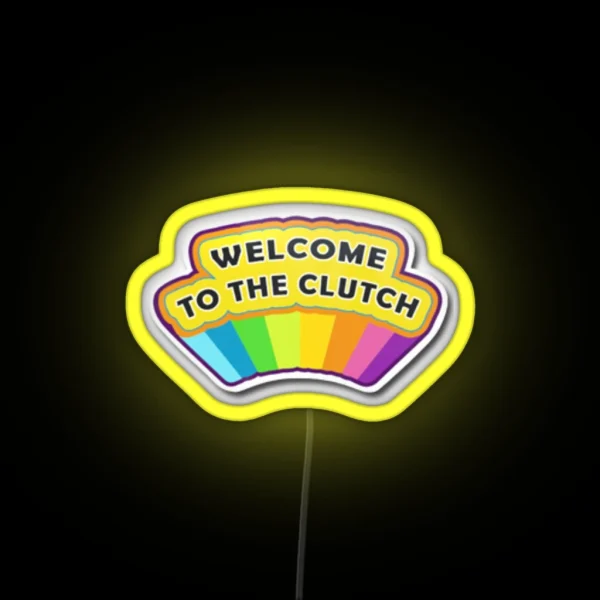 Welcome To The Clutch CS GO RGB Neon Sign