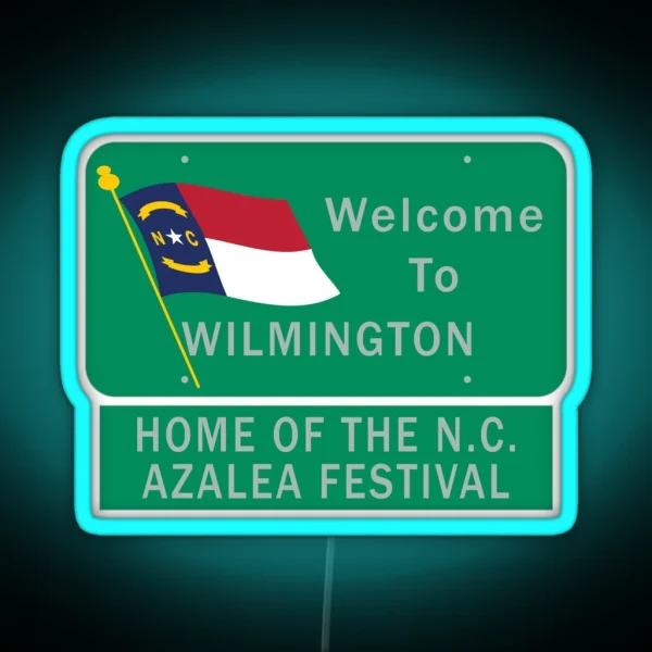Welcome To Wilmington RGB Neon Sign