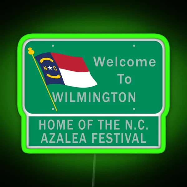 Welcome To Wilmington RGB Neon Sign