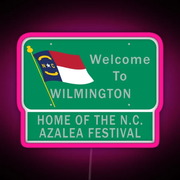 Welcome To Wilmington RGB Neon Sign