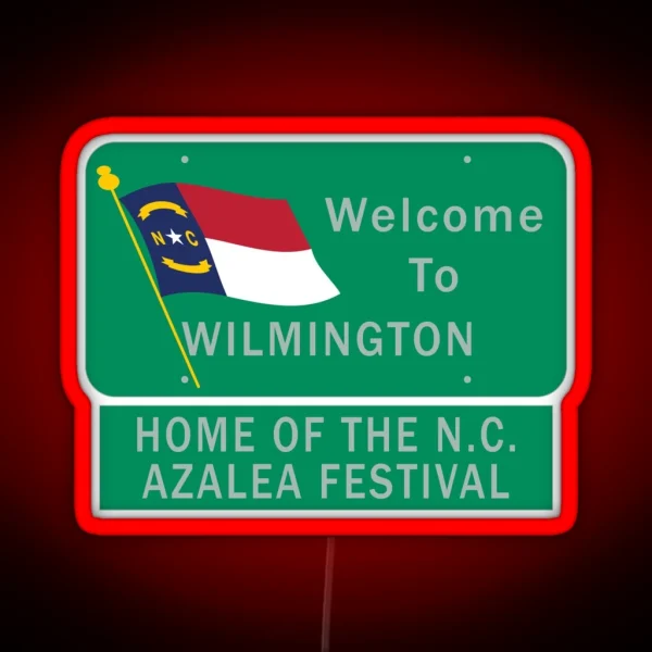Welcome To Wilmington RGB Neon Sign