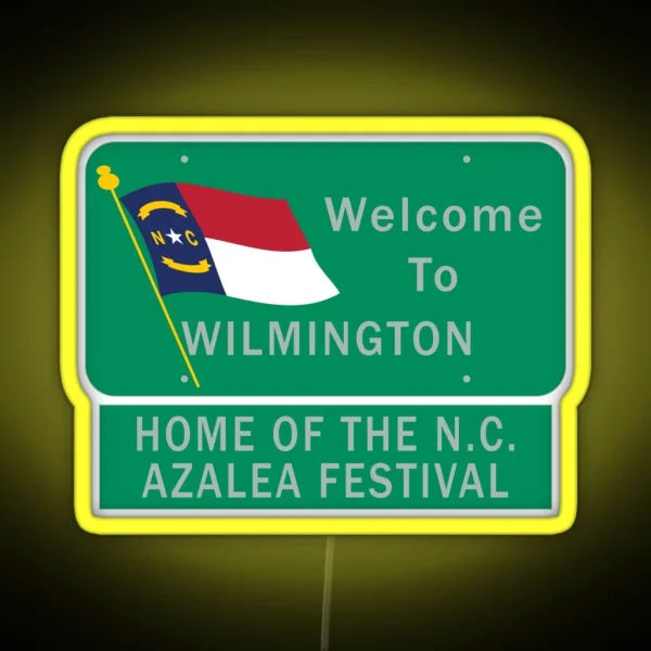 Welcome To Wilmington RGB Neon Sign