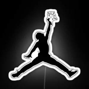 Welder Jumpman RGB Neon Sign