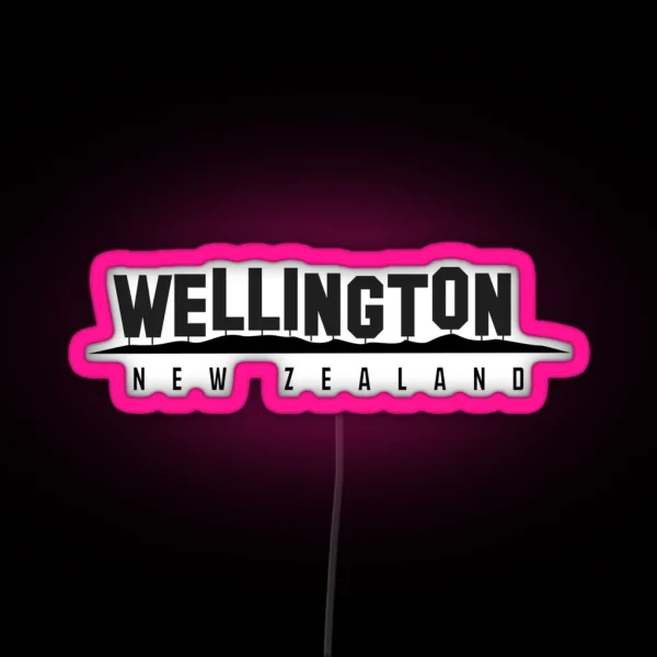 Wellington New Zealand RGB Neon Sign