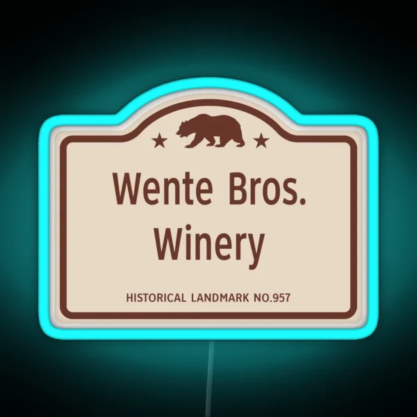 Wente Winery Led RGB Neon Sign