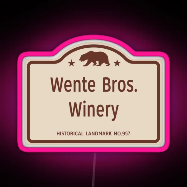 Wente Winery Led RGB Neon Sign