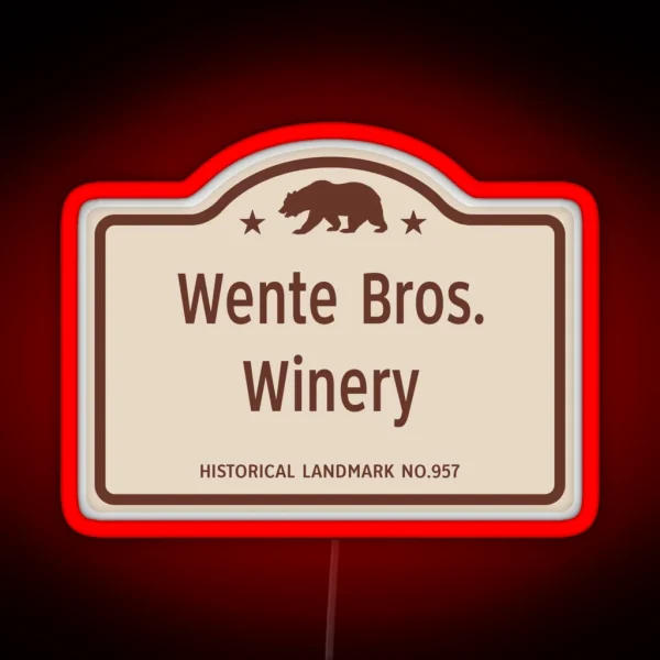 Wente Winery Led RGB Neon Sign