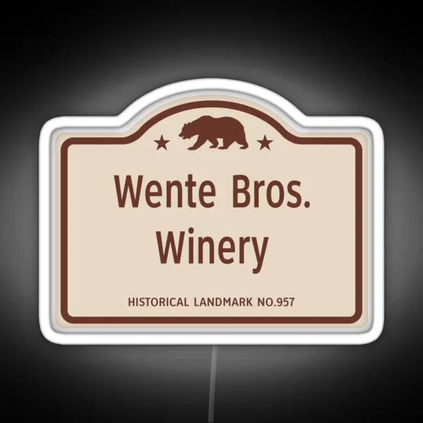 Wente Winery Led RGB Neon Sign