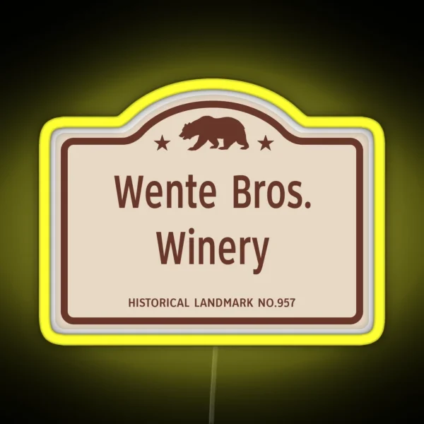 Wente Winery Led RGB Neon Sign