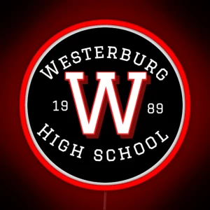 Westerburg High School Round RGB Neon Sign