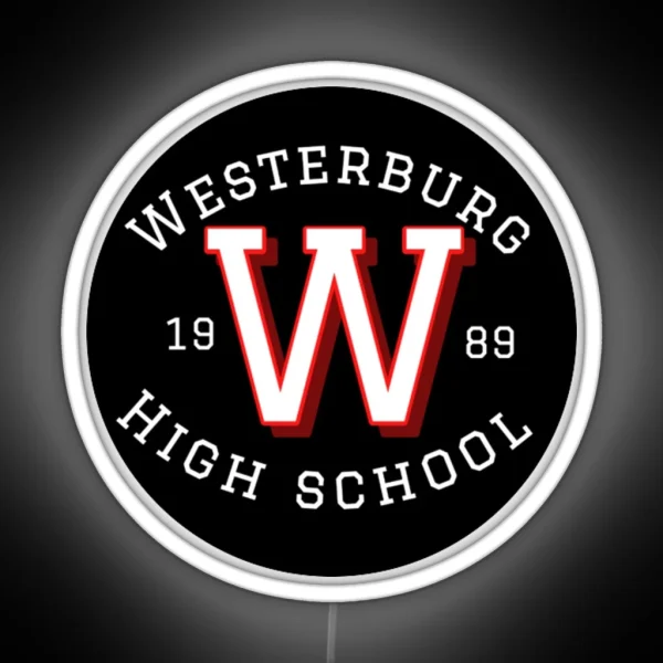 Westerburg High School Round RGB Neon Sign
