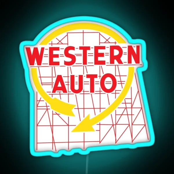 Western Auto Sign RGB Neon Sign