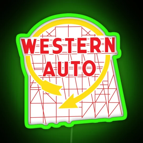 Western Auto Sign RGB Neon Sign
