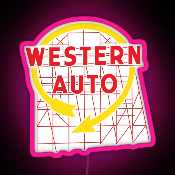 Western Auto Sign RGB Neon Sign