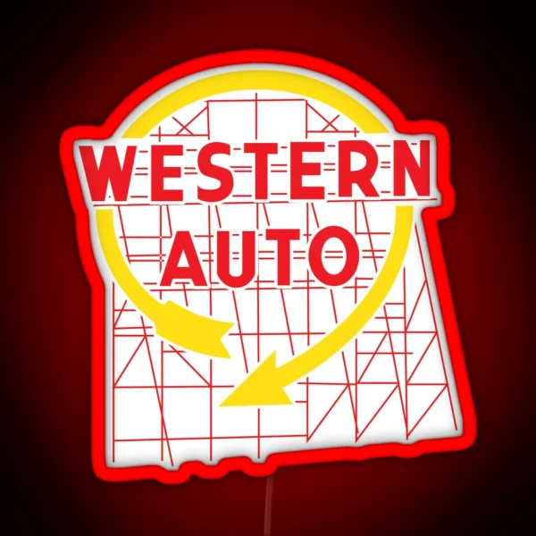 Western Auto Sign RGB Neon Sign