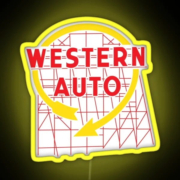 Western Auto Sign RGB Neon Sign