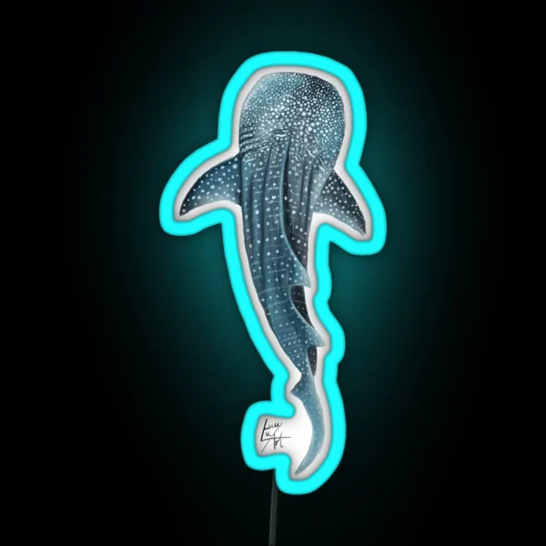 Whale Shark RGB Neon Sign