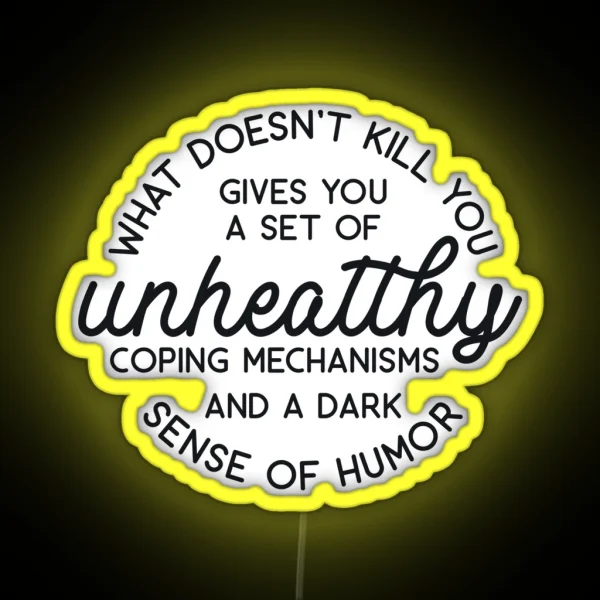 What Doesn T Kill You Disappoints Me RGB Neon Sign