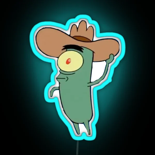 What In Planktation RGB Neon Sign