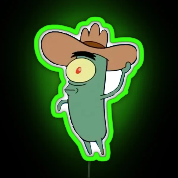 What In Planktation RGB Neon Sign