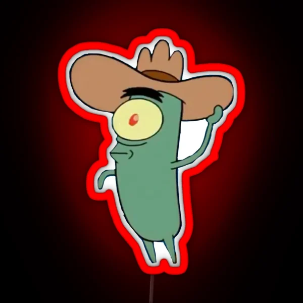 What In Planktation RGB Neon Sign