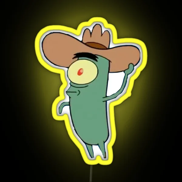 What In Planktation RGB Neon Sign