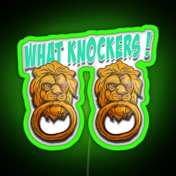 What Knockers RGB Neon Sign