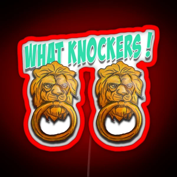 What Knockers RGB Neon Sign