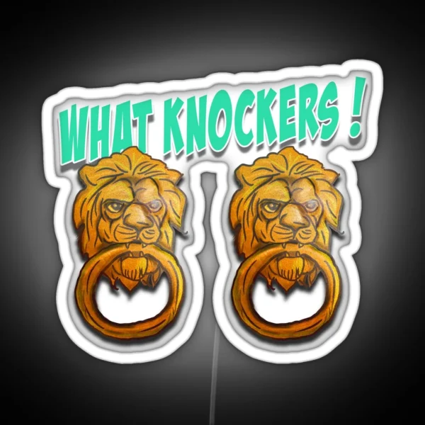 What Knockers RGB Neon Sign
