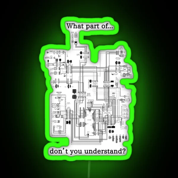 What Part Of This Wiring Diagram Don T You Understand RGB Neon Sign