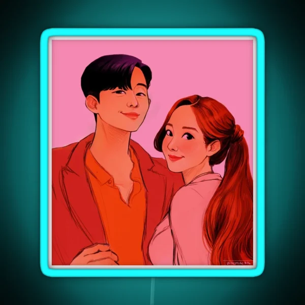What S Wrong With Secretary Kim WWWSK RGB Neon Sign