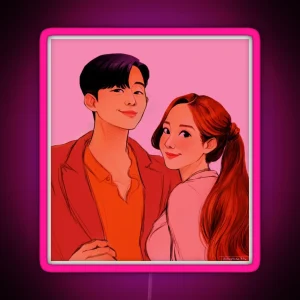 What S Wrong With Secretary Kim WWWSK RGB Neon Sign
