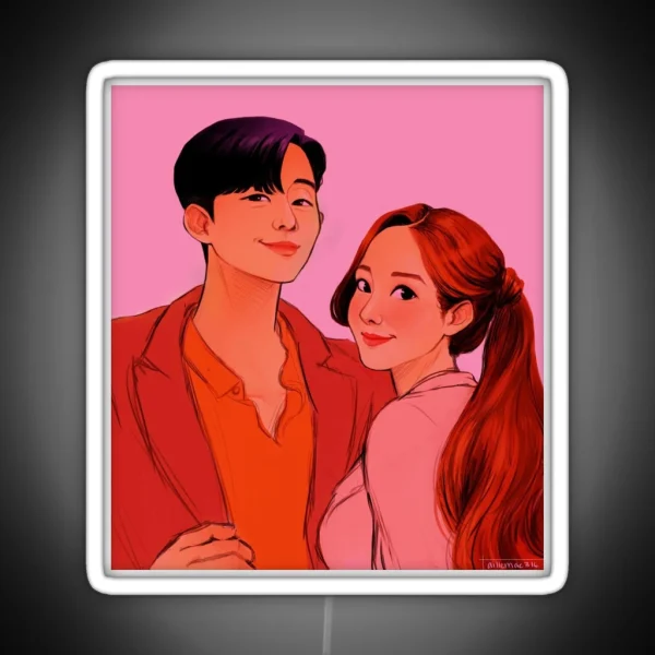 What S Wrong With Secretary Kim WWWSK RGB Neon Sign