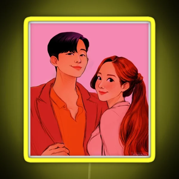 What S Wrong With Secretary Kim WWWSK RGB Neon Sign