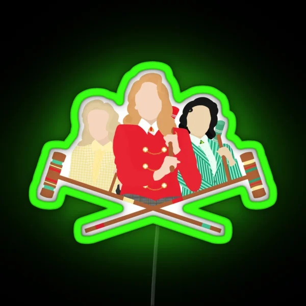 What S Your Damage Heathers RGB Neon Sign