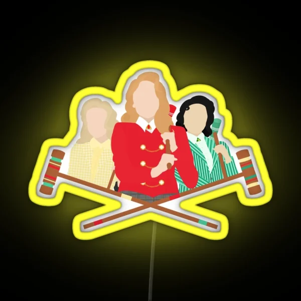 What S Your Damage Heathers RGB Neon Sign