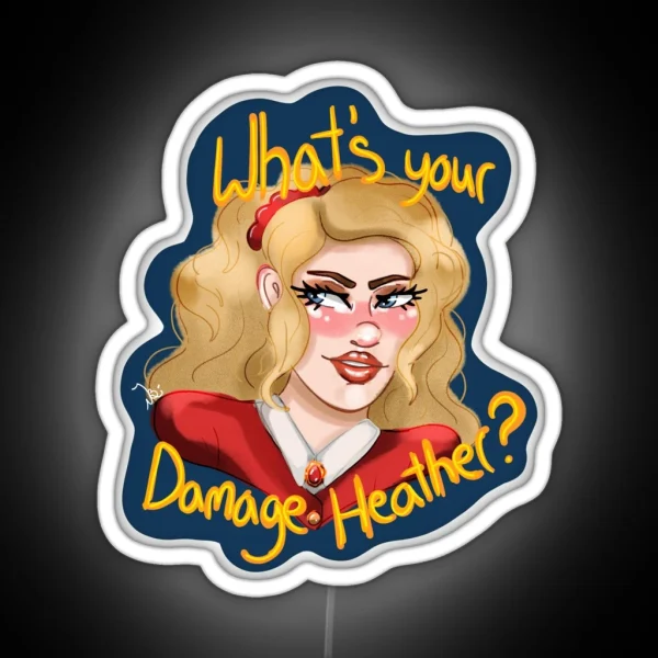 What S Your Damage RGB Neon Sign