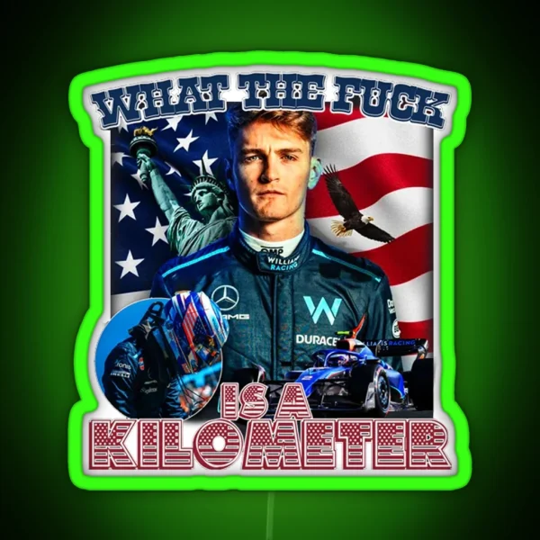 What The F Is A Kilometer RGB Neon Sign