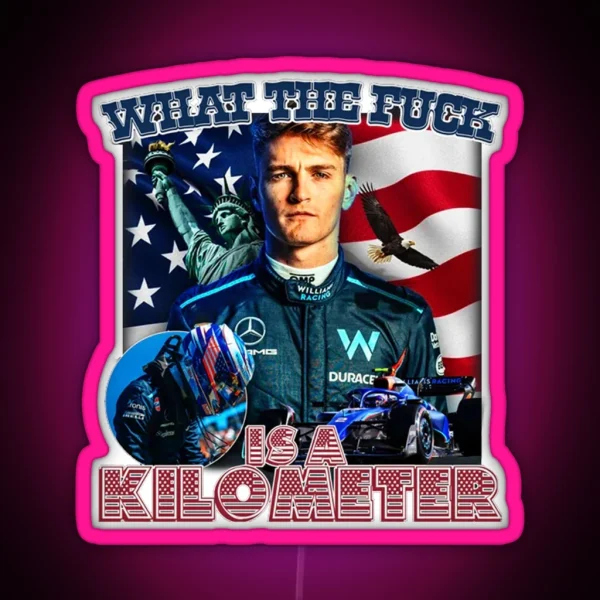 What The F Is A Kilometer RGB Neon Sign