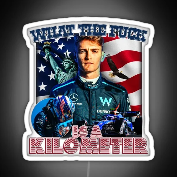 What The F Is A Kilometer RGB Neon Sign