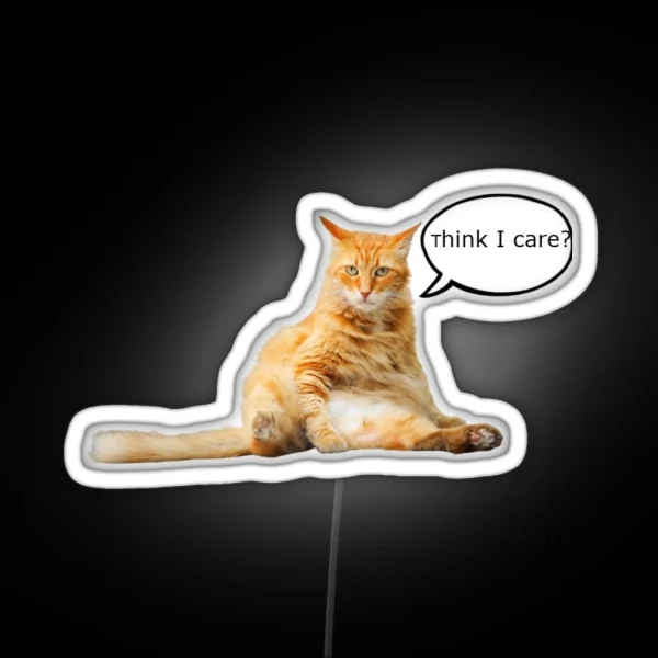 Whatever Cat RGB Neon Sign
