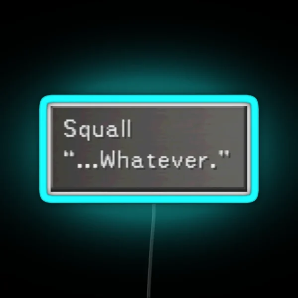 Whatever RGB Neon Sign