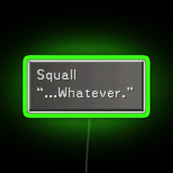Whatever RGB Neon Sign